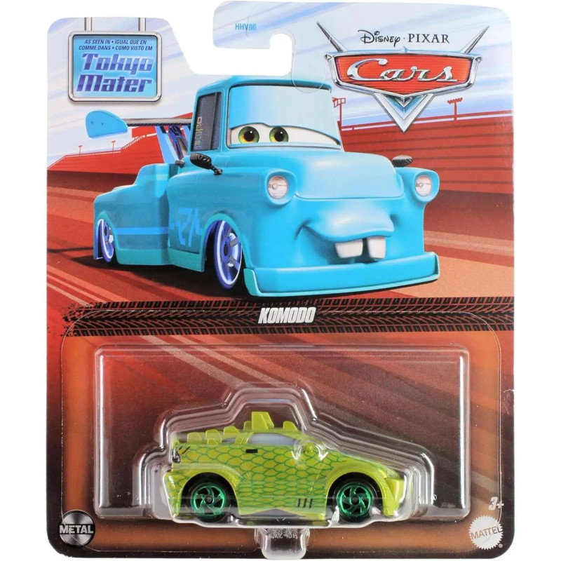 Pixar Cars 1:55 Diecast Single Komodo