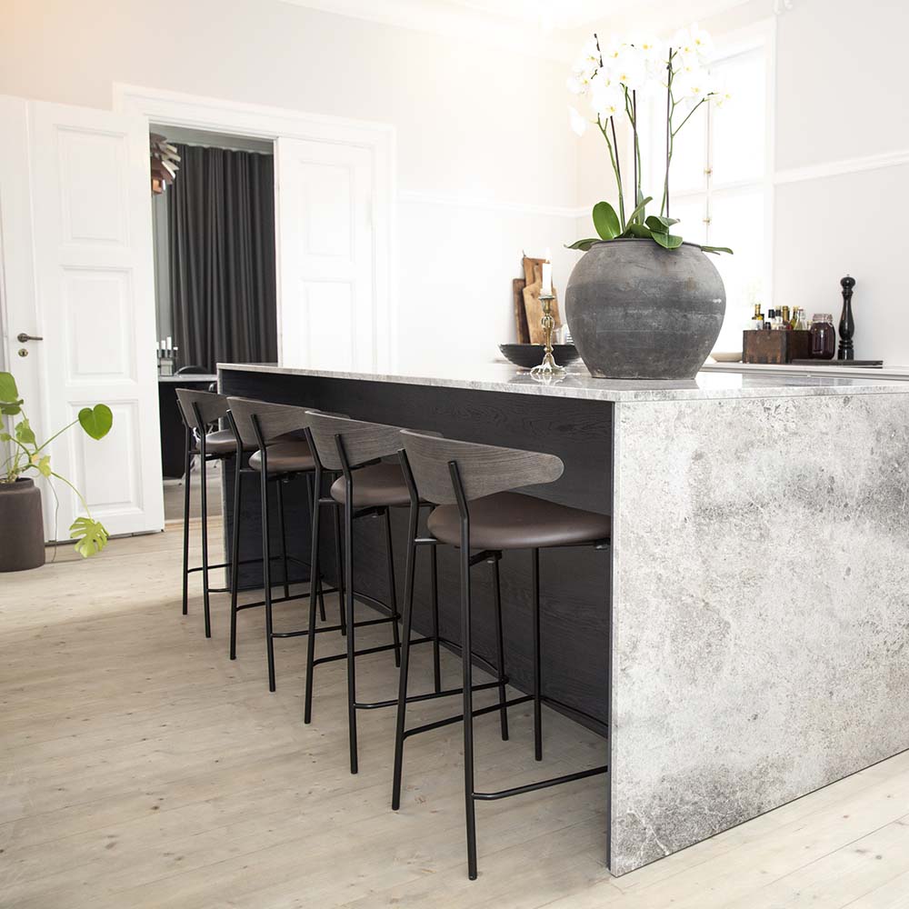 RAM STEEL Bar stool (several choices) - Kristensen & Kristensen - 4