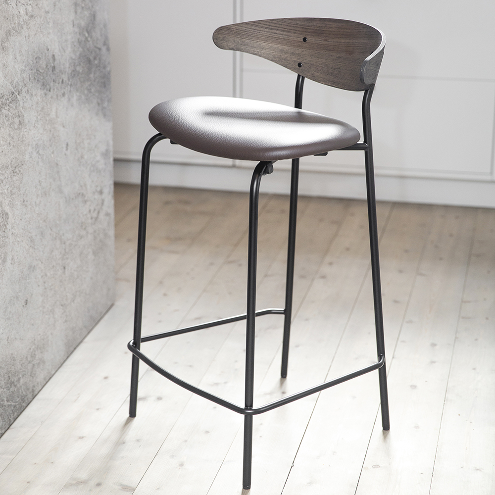 RAM STEEL Bar stool (several choices) - Kristensen & Kristensen - 5