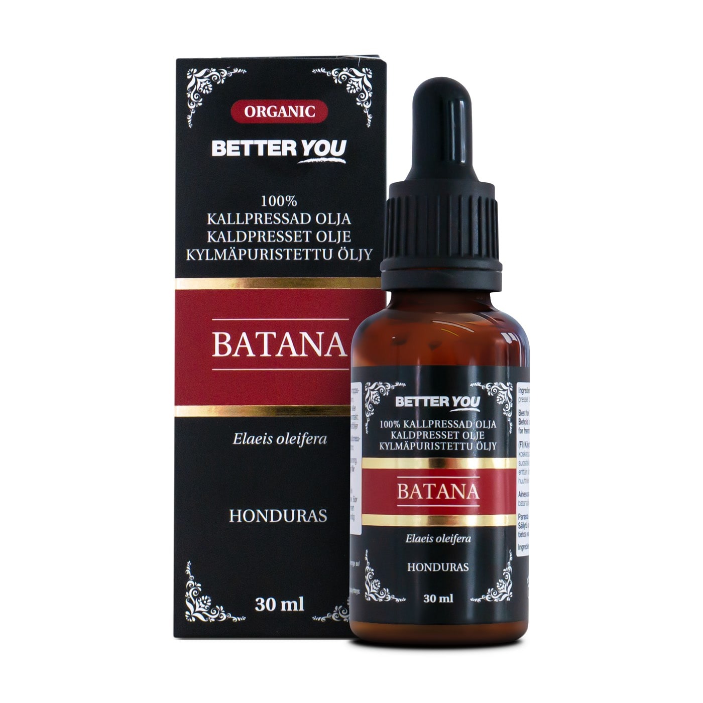 Batanaolja kallpressad EKO Better you 30 ml