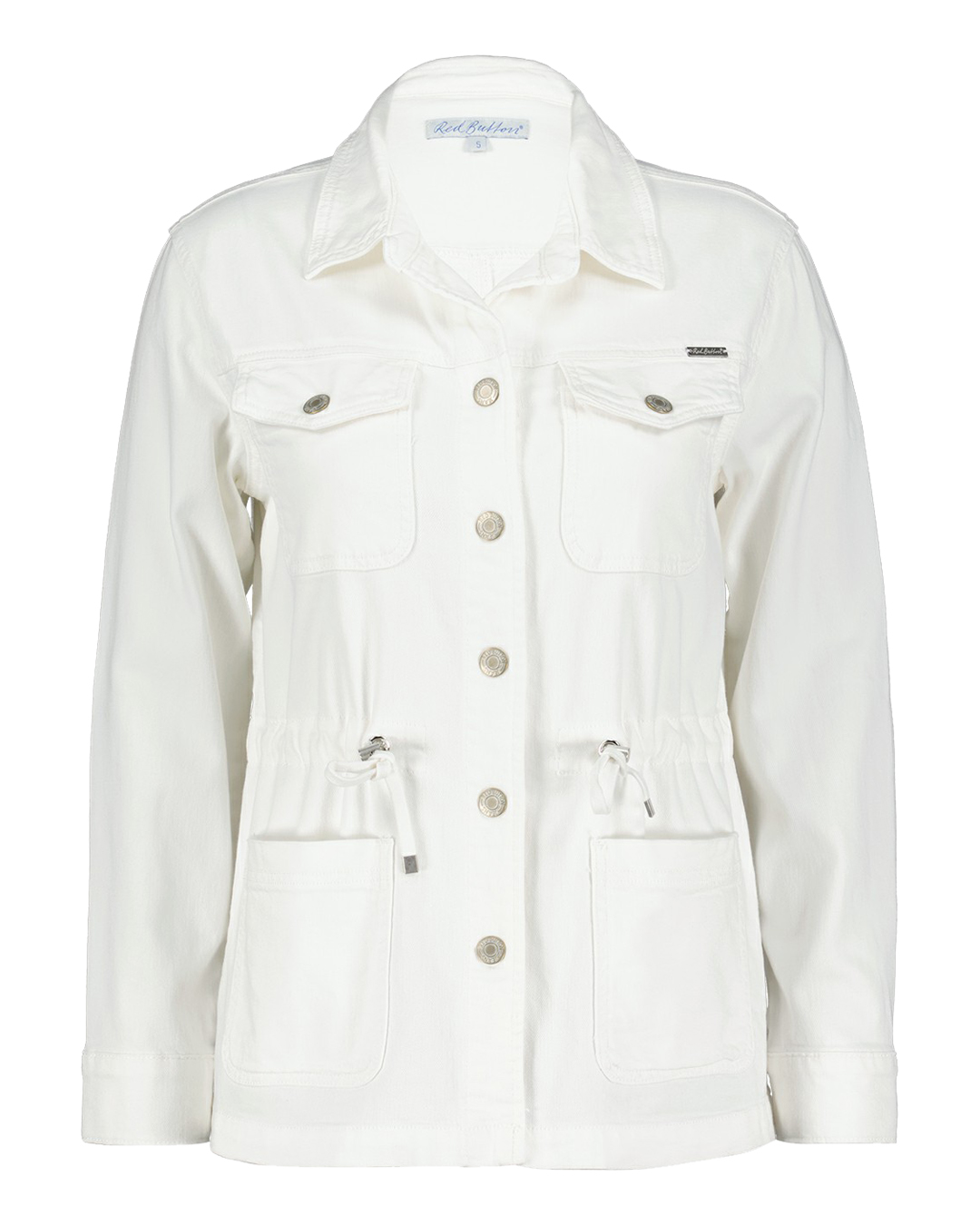 Jeansjacka Robie med knut offwhite