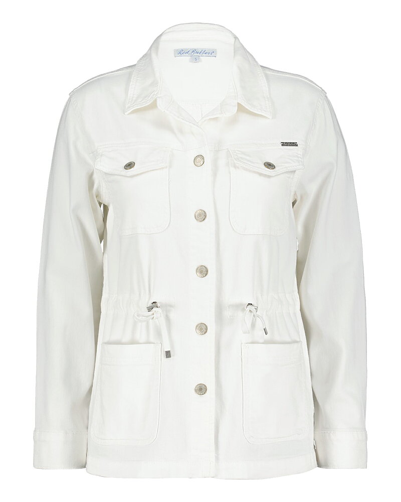 Jeansjacka Robie med knut offwhite