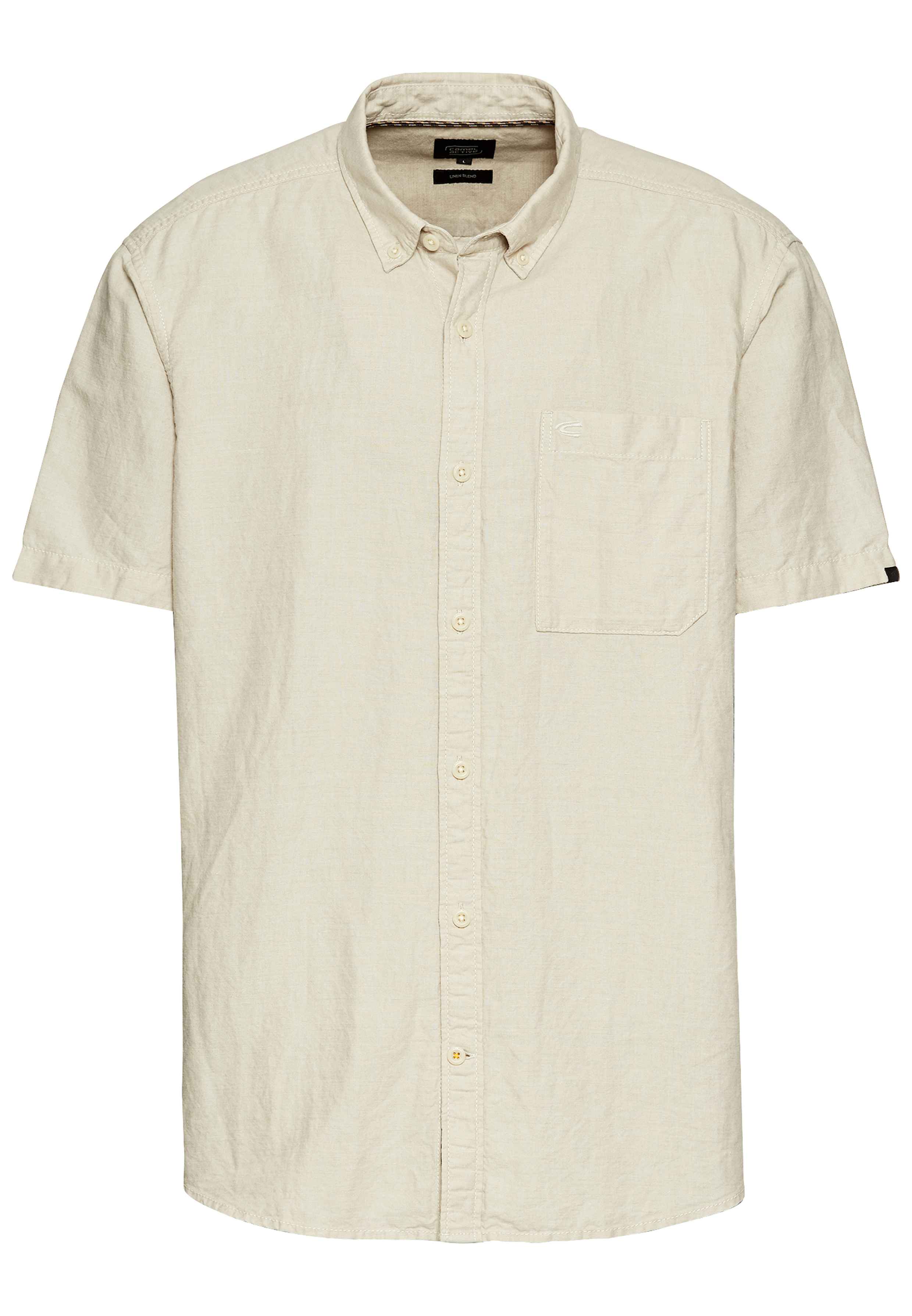 Skjorta kortärmad. beige från  camel active - 4