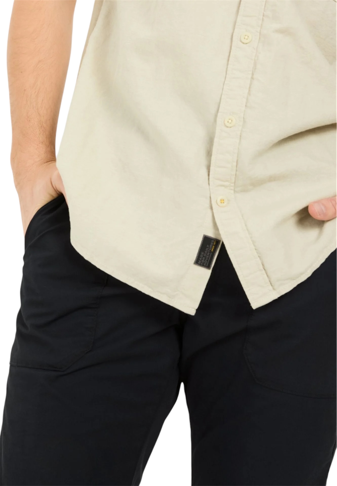 Skjorta kortärmad. beige från  camel active - 3