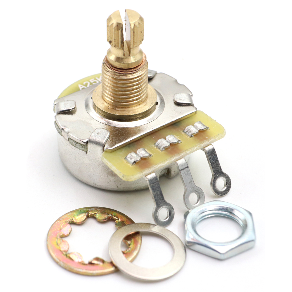 Pitbull CP25A Custom Gold Plated 24Ø/15 M8 Potentiometer (25K) - 3
