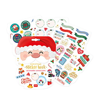 Sticker book, Santa Claus, sæt med 150+ klistermærker