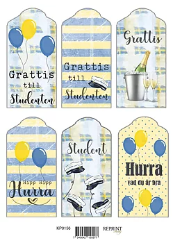  Reprint klippark A4 - Student tags 2
