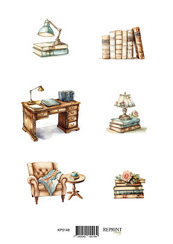  Reprint klippark A4 - The Bookshop