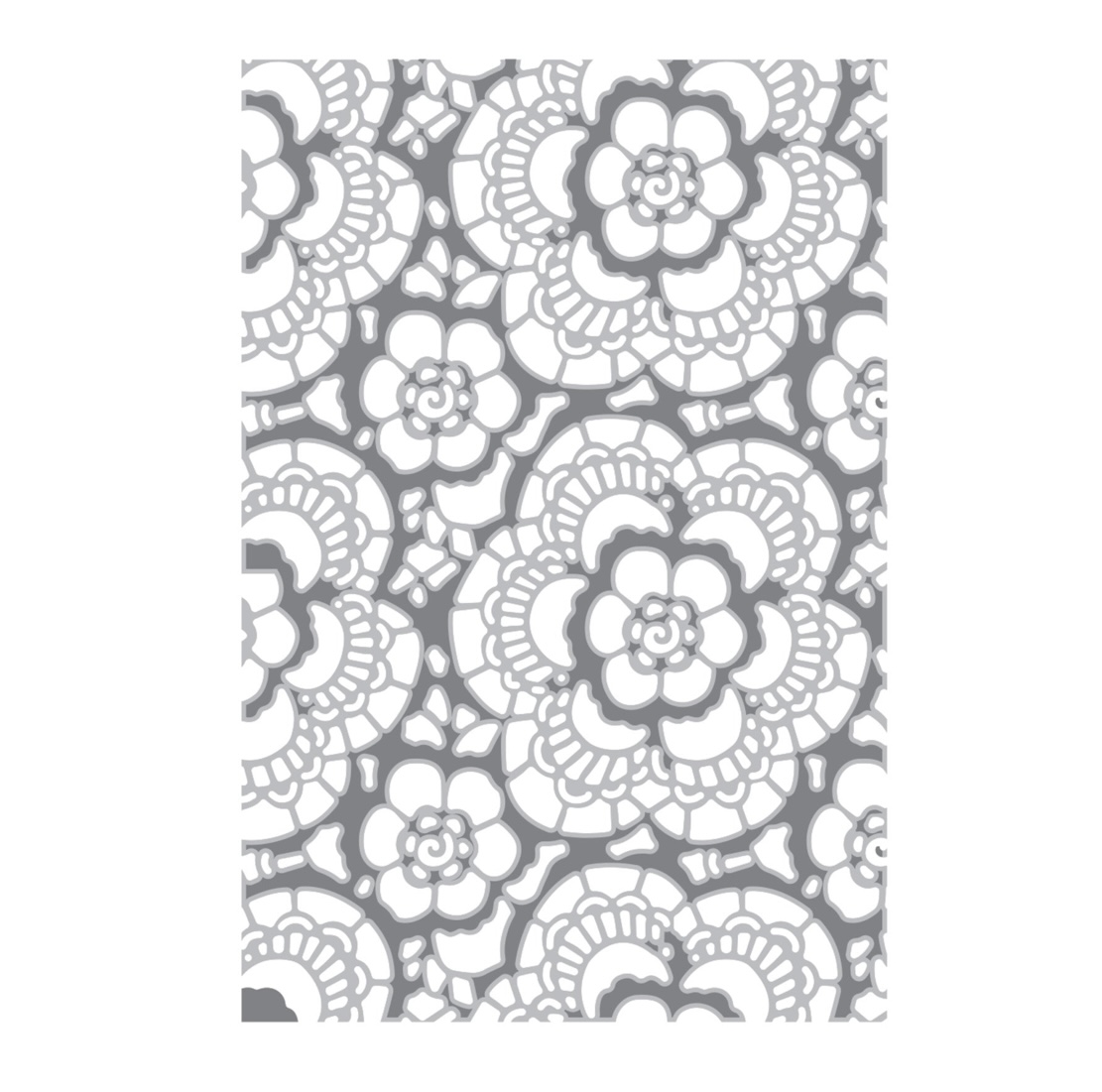  Sizzix Tim Holtz 3D Texture Fades Embossing Folder - Vault Lace
