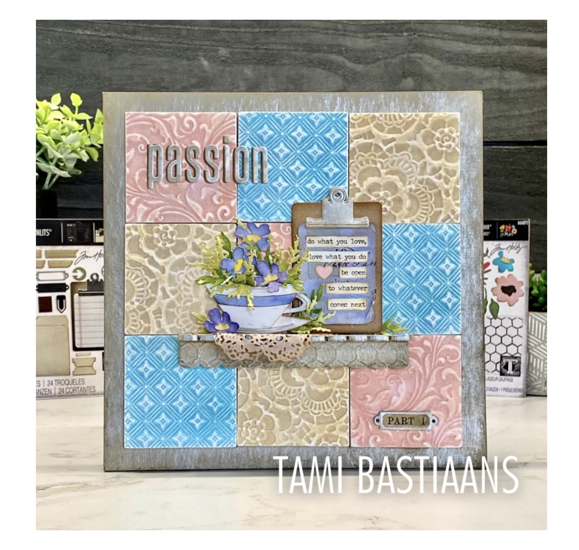  Sizzix Tim Holtz 3D Texture Fades Embossing Folder - Vault Flourish  - 4