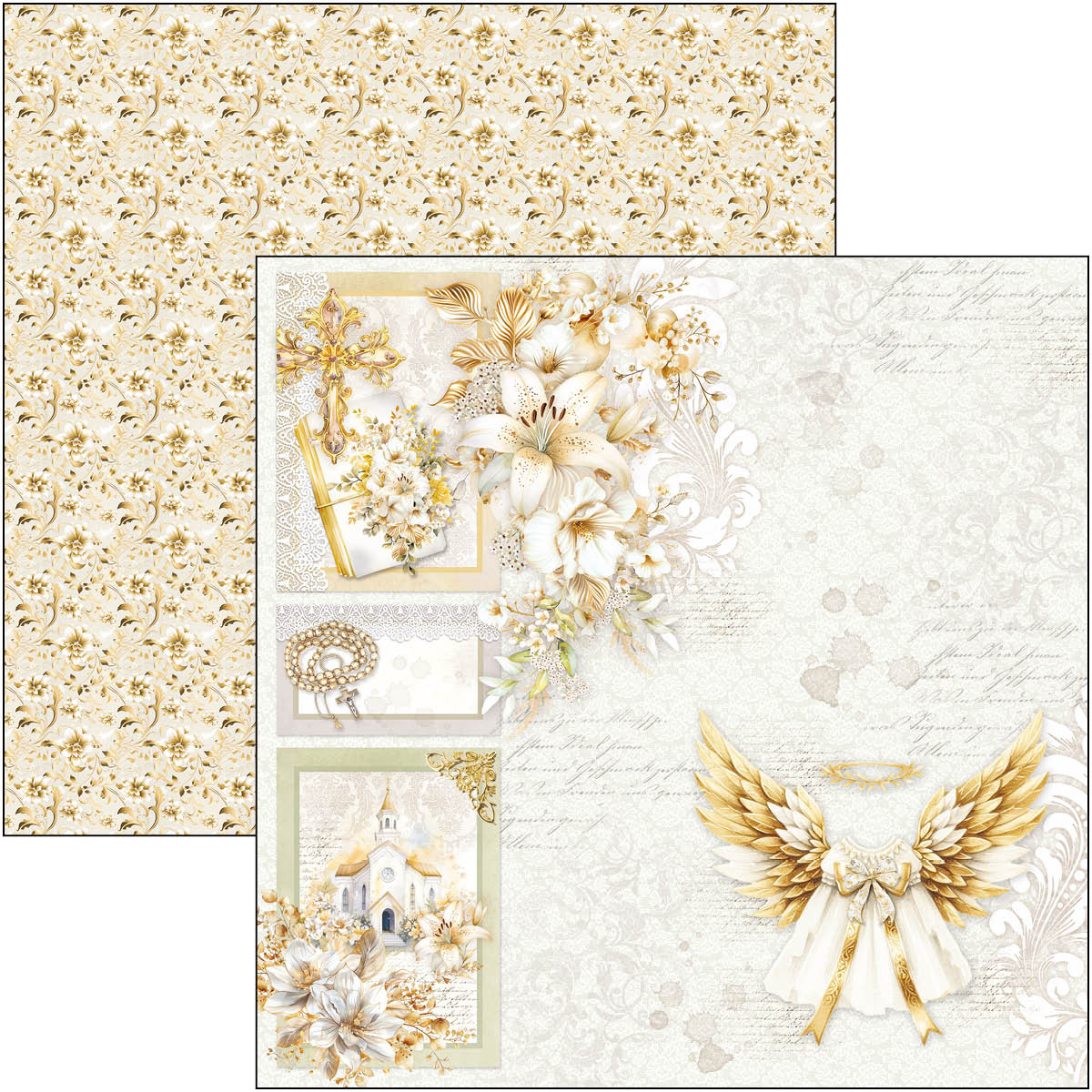 Ciao Bella Blessing Day - Paperpad 12"X12" - 4