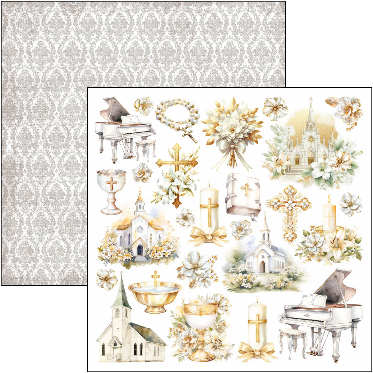 Ciao Bella Blessing Day - Paperpad 12"X12" - 9