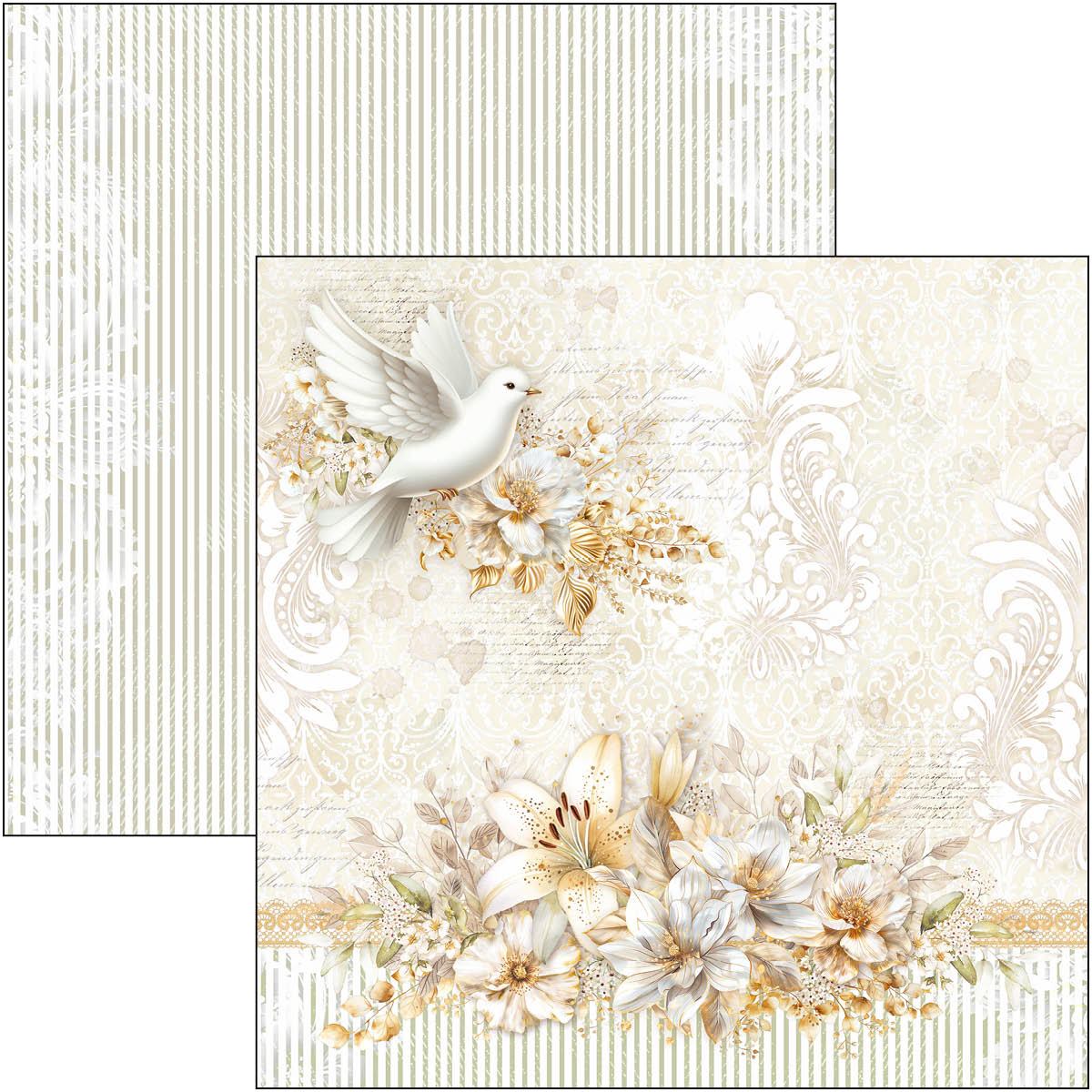 Ciao Bella Blessing Day - Patterns Paperpad 12"X12"  8/pkg - 3