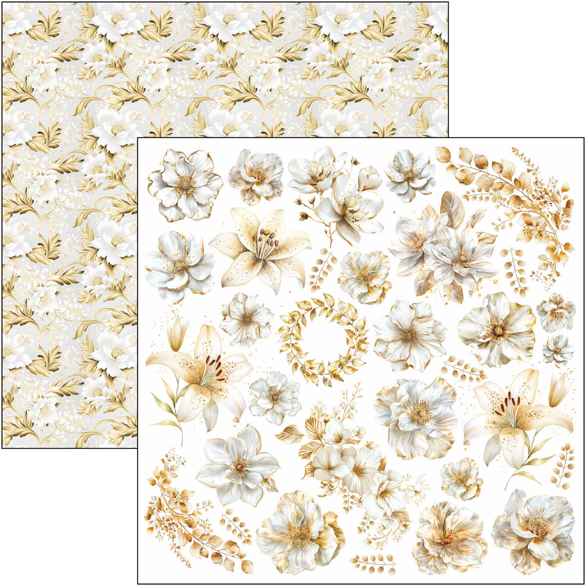 Ciao Bella Blessing Day - Patterns Paperpad 12"X12"  8/pkg - 6