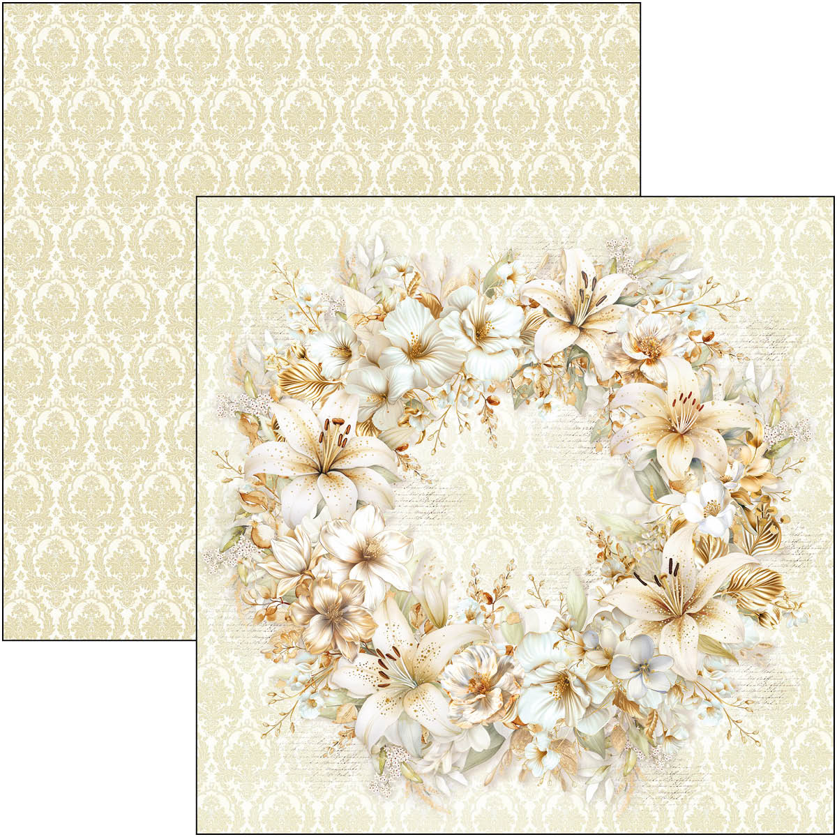 Ciao Bella Blessing Day - Patterns Paperpad 12"X12"  8/pkg - 8
