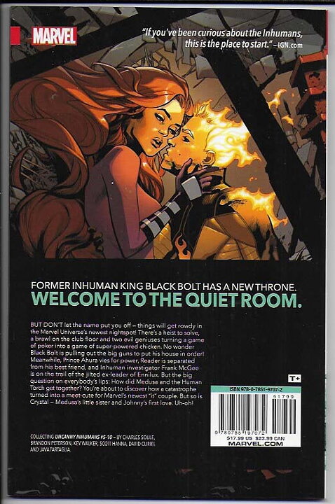 Uncanny Inhumans: Volume 2 - The Quiet Room TP NM