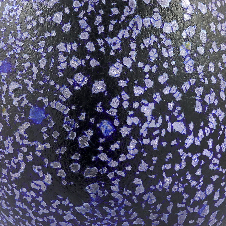 Oiva Toikka (1980s) Blue Swelling Vase 17 cm
