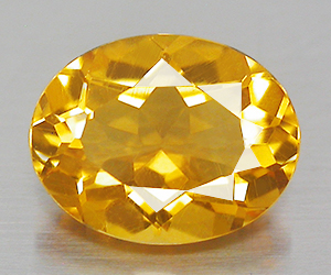 0.68 ct oval 7x5 mm calibrated natural loose citrine gemstone - 3