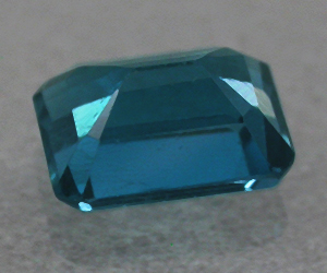 Piedra preciosa suelta de topacio azul Londres natural de talla esmeralda de alta calidad de 0,79 ct - 2