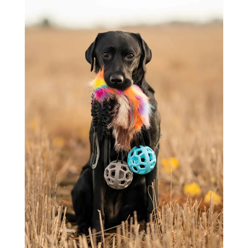 Play-n-tug Faux Furwith Ball 65cm - 2