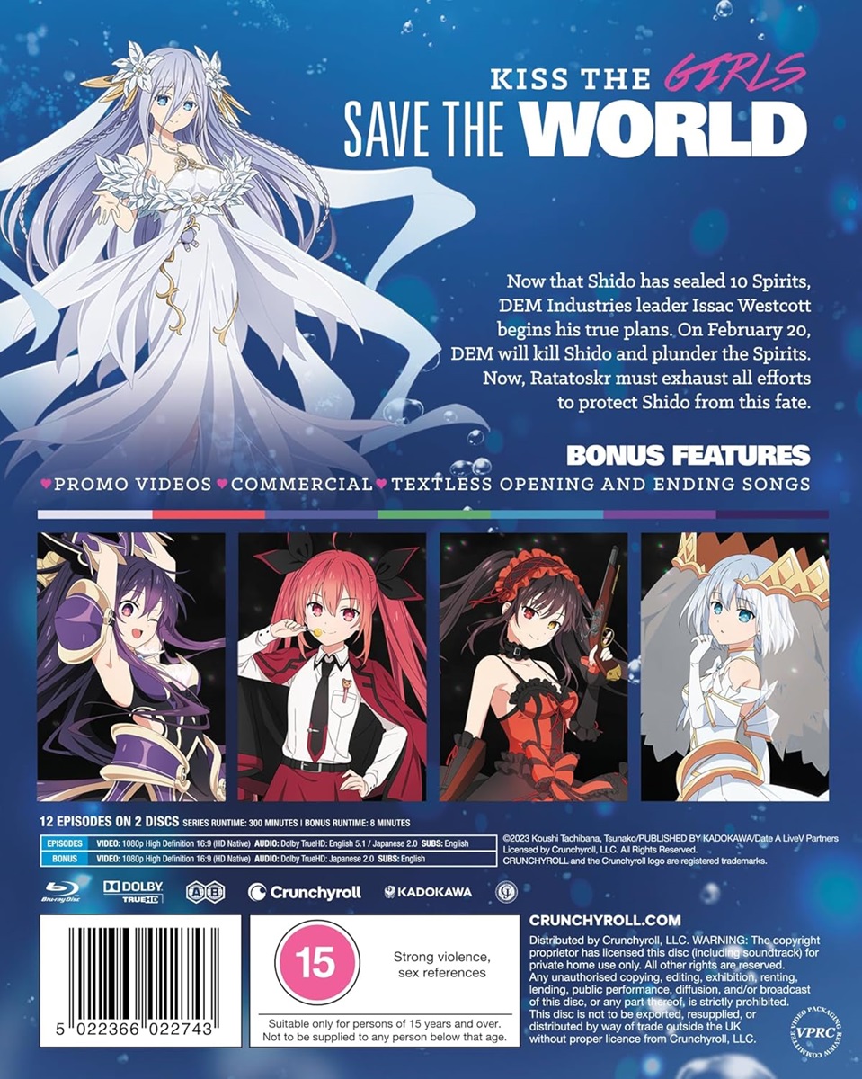 Date A Live - Säsong 5 (ej svensk text) (Blu-ray) - 2
