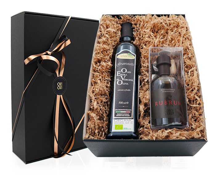 DELILÅDA Gravistelli, 500 ml EKO & Vetus Rubrum, 250 ml Ekolgisk Extra Jungfruolja & Årgångsbalsamico
