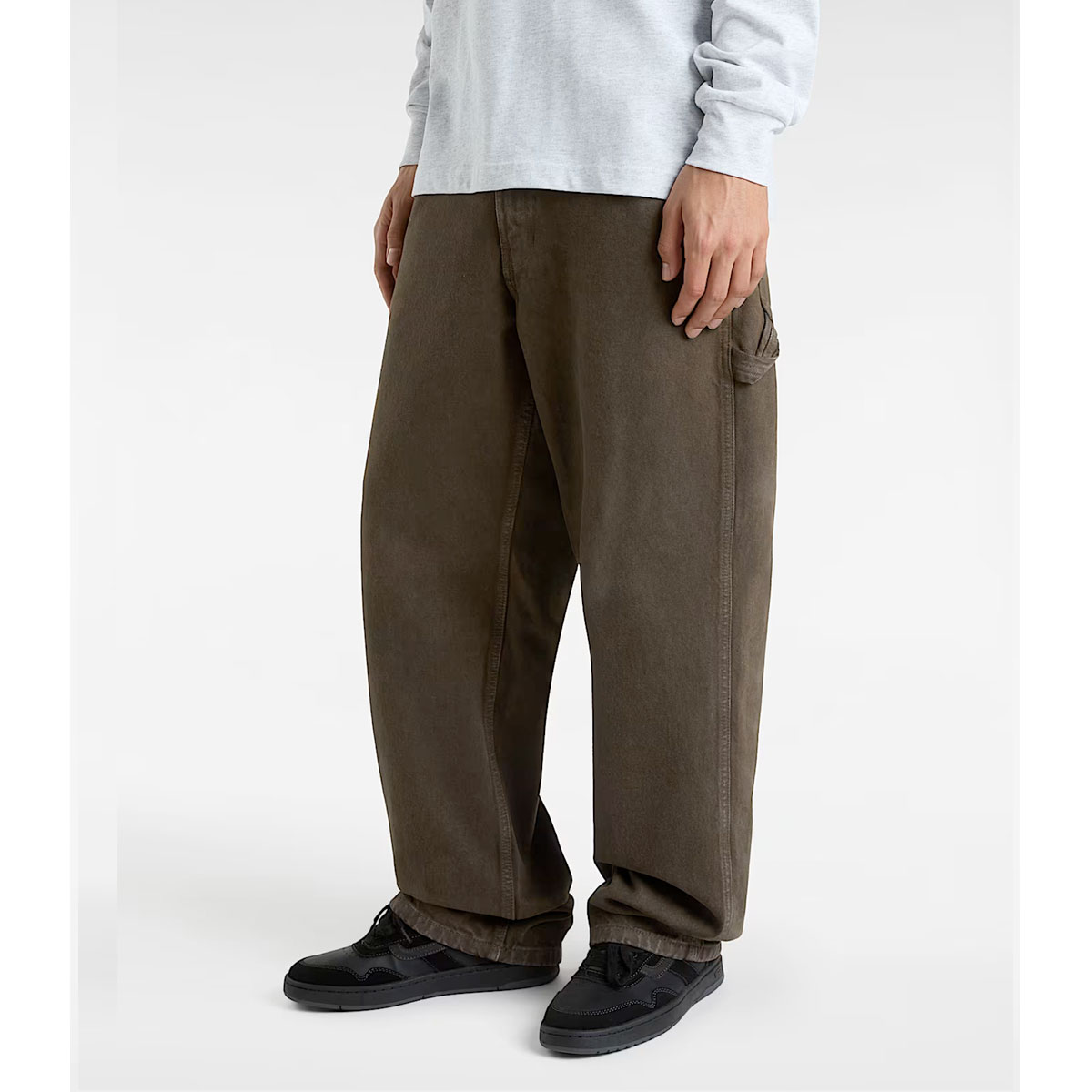 Vans byxa drill chore carpenter vintage wash brown