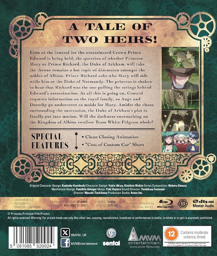 Princess Principal: Crown Handler - Chapter 3 (ej svensk text) (Blu-ray) - 2