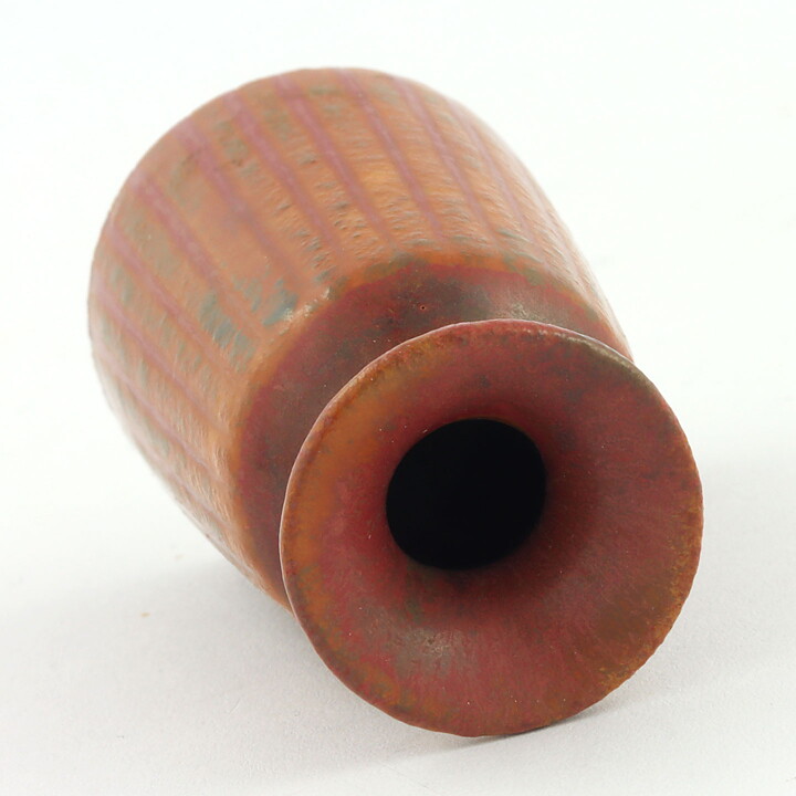 Carl-Harry Stålhane (1950s) Brown Miniature Vase 4,5 cm (#26)