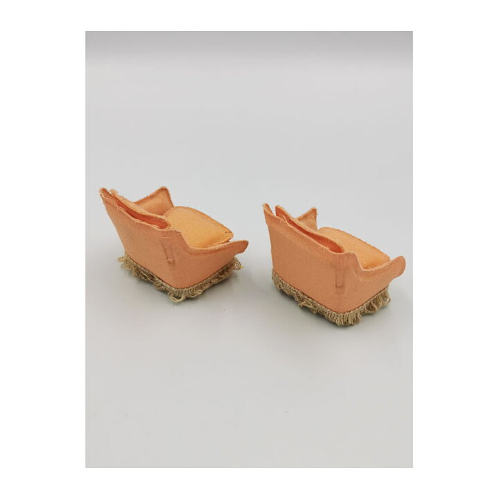 Nukkekoti Second Hand Lundby Sohva ja Nojatuolit 1970s
