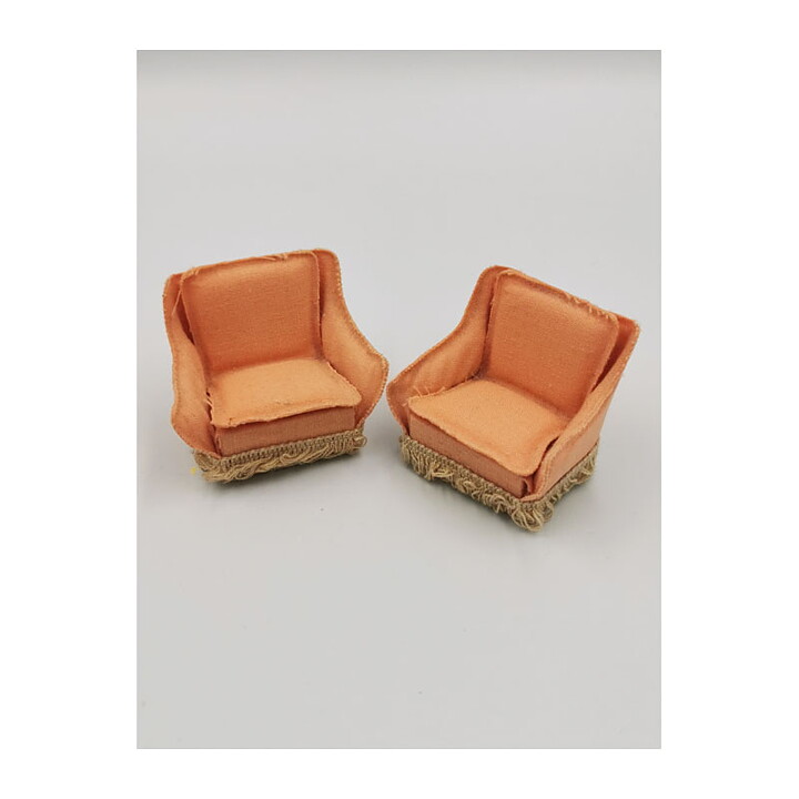 Dukkehus Second Hand Lundby Sofa og Lænestole 1970'erne