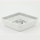 Raija Uosikkinen (Emilia 1959) Quadratic Bowl  with Graphic Motif 14 cm (4)
