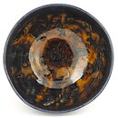 Isak Isaksson (2000s) Unique Chawan Bowl with Black/Brown Crystalline Glaze 12 cm  #3