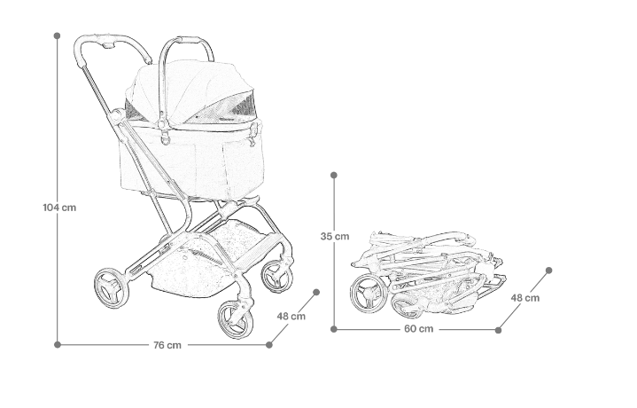 InnoPet Nomad Pet Stroller - 13