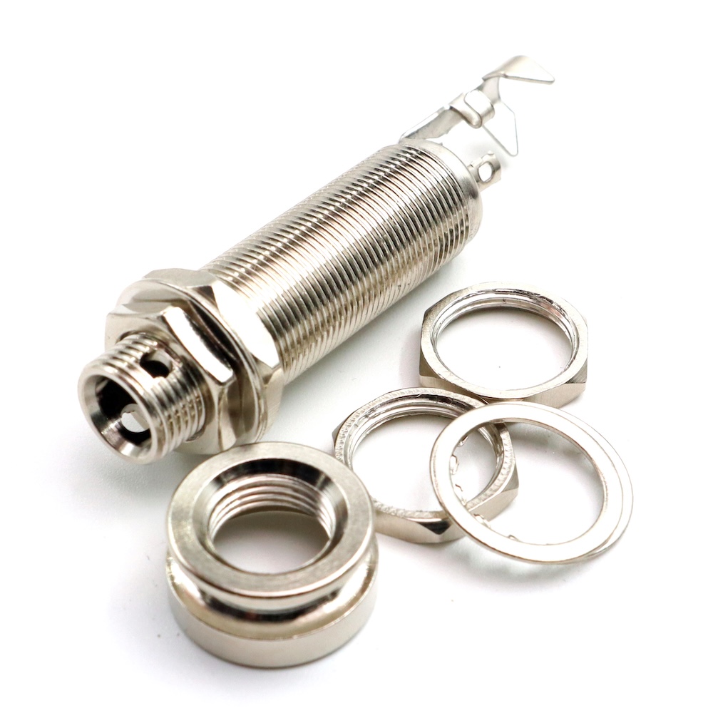 TRSS 6.35mm Stereo Barrel Endpin Jack ( 4-contacts) - 2