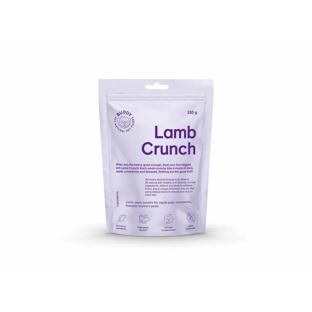 Buddy Crunchy Snacklamb & Cranberries 150 g