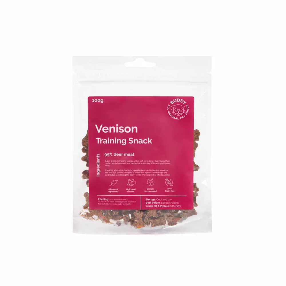 Buddy Training Snack Venison 100g