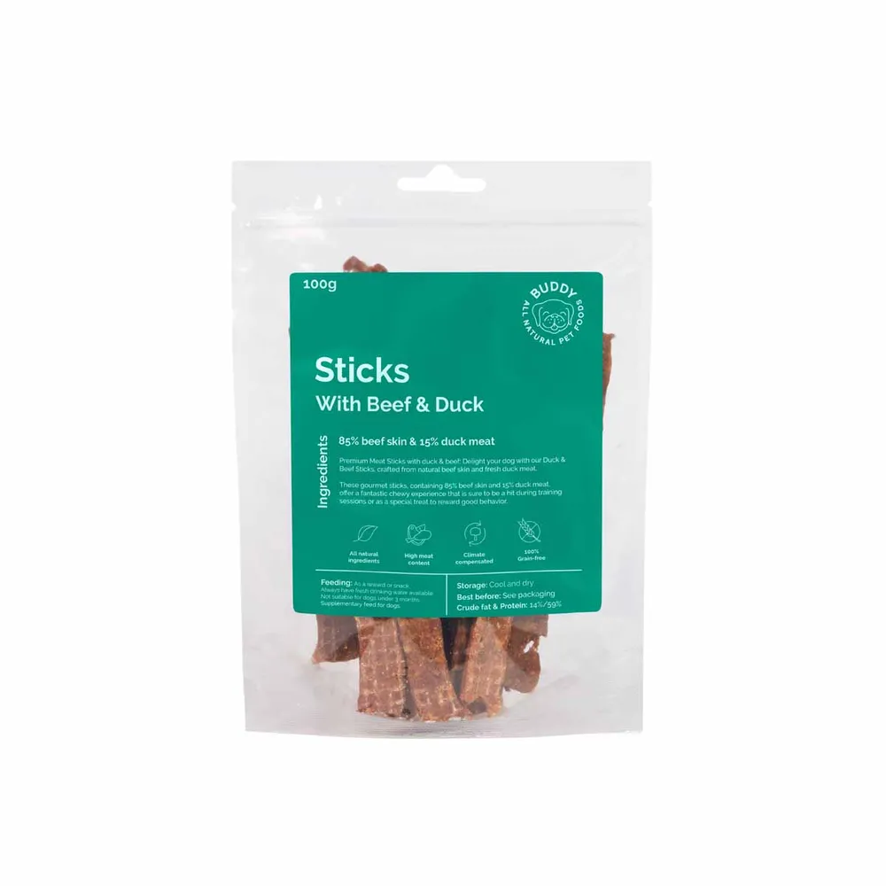Buddy Stick With Duck 100g
