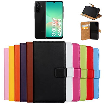 Samsung Galaxy A26 plånboksfodral mobilskal - VÄLJ: 