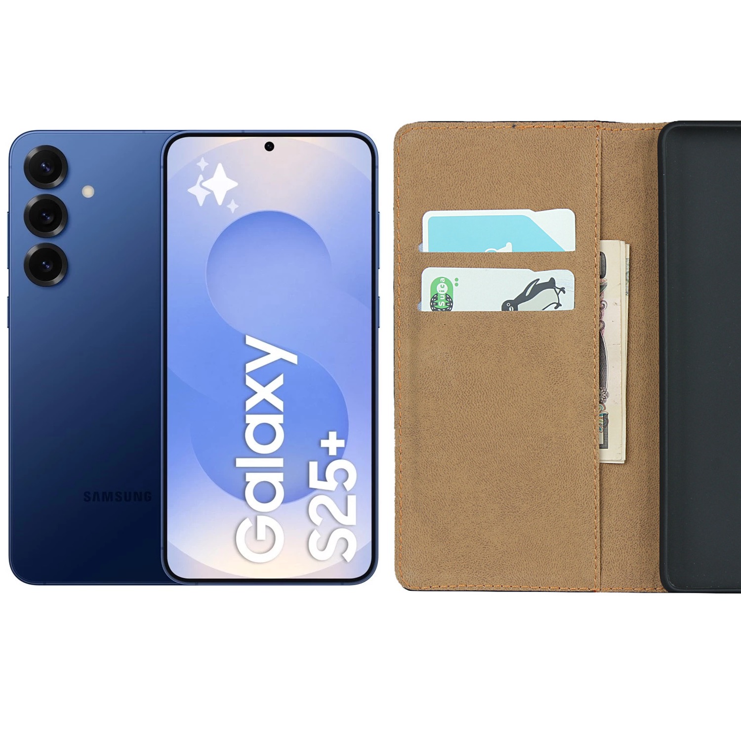Samsung Galaxy S25 Plus plånboksfodral mobilskal - VÄLJ: - 4