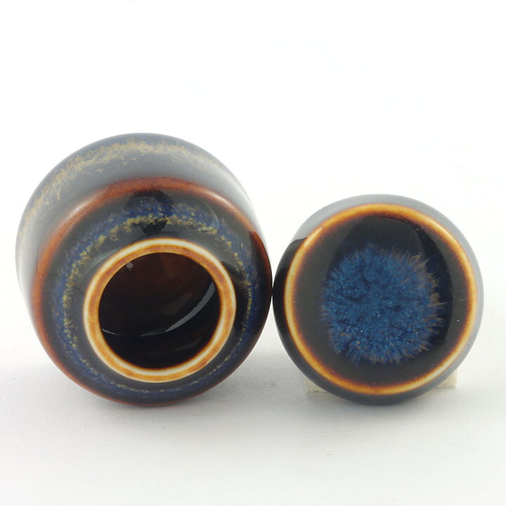 Carl-Harry Stålhane (1950s) Blue Miniature Jar 3,5 cm (#13)