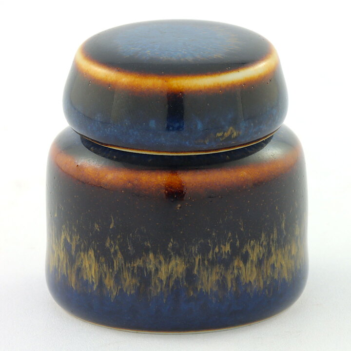 Carl-Harry Stålhane (1950s) Blue Miniature Jar 3,5 cm (#13)