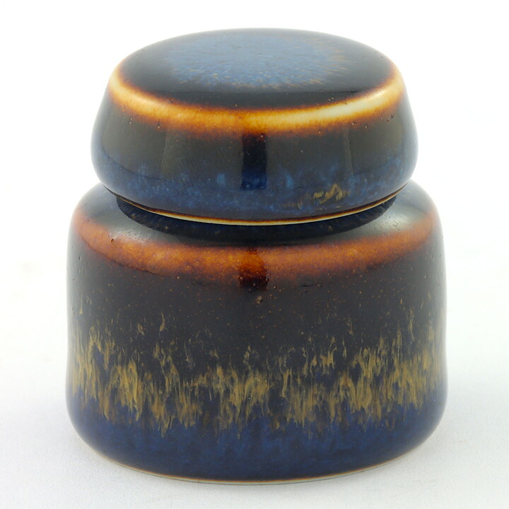 カールハリー・スタルハーネ  青色のミニチュアの容器  (3.5cm)  1950年代  (#13)