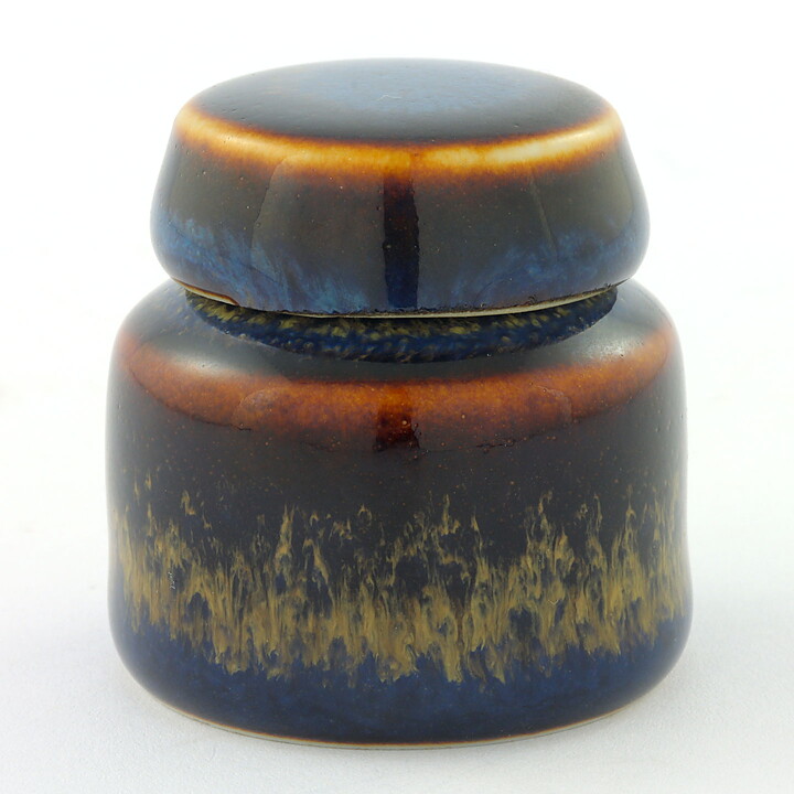 Carl-Harry Stålhane (1950s) Blue Miniature Jar 3,5 cm (#13)