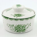 Carl-Harry Stålhane (Gröna Anna 1966) Sugar Bowl with Green Flower Decor 10 cm