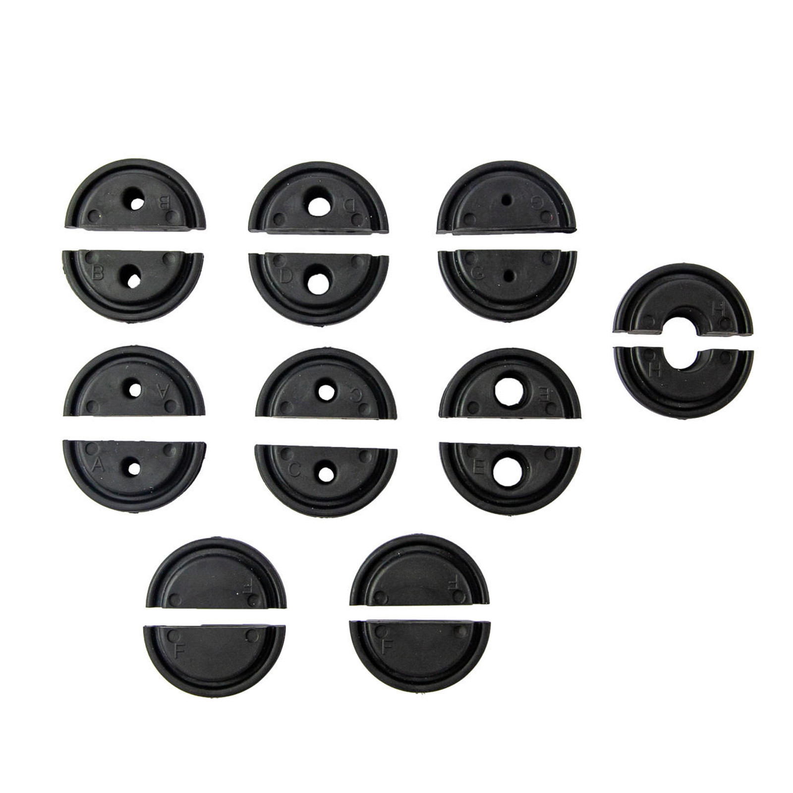 YakAttack GridLoc Through Hull Wiring Kit - Pair - 7