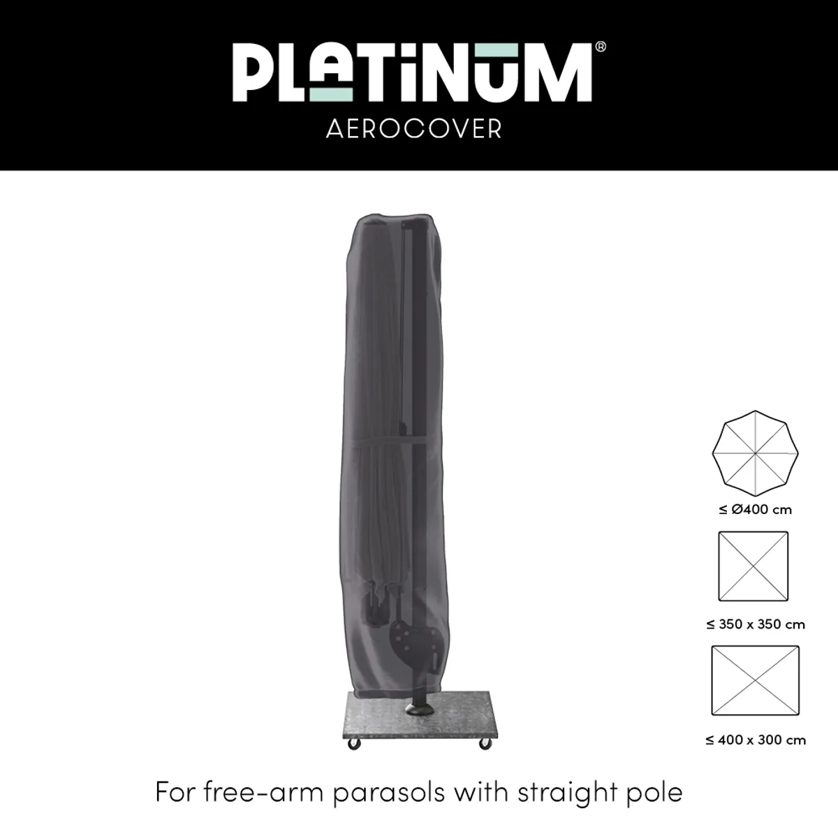 PARASOLLSKYDD 292x65/60 SVART PLATINUM - 2