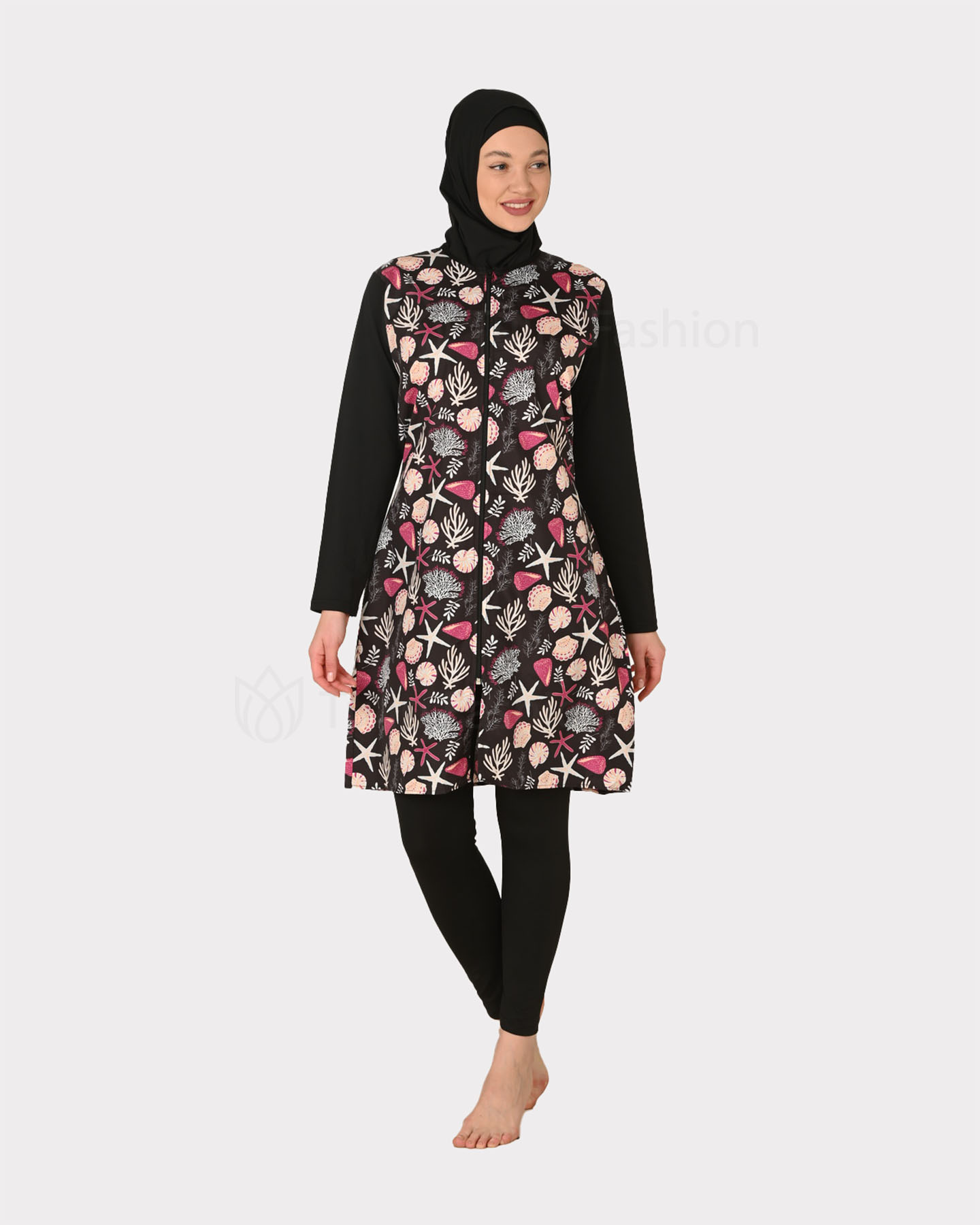 Muslim Swimsuit with hijab - Yellow