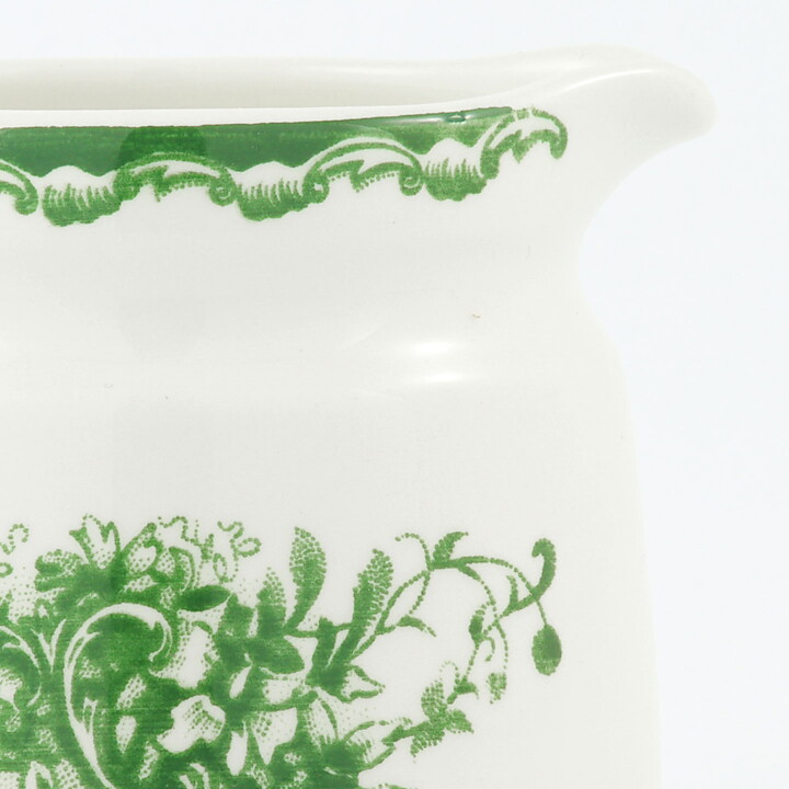 カールハリー・スタルハーネ  Gröna Annaシリーズ  緑色の花模様のクリーマー  10cm  1966年