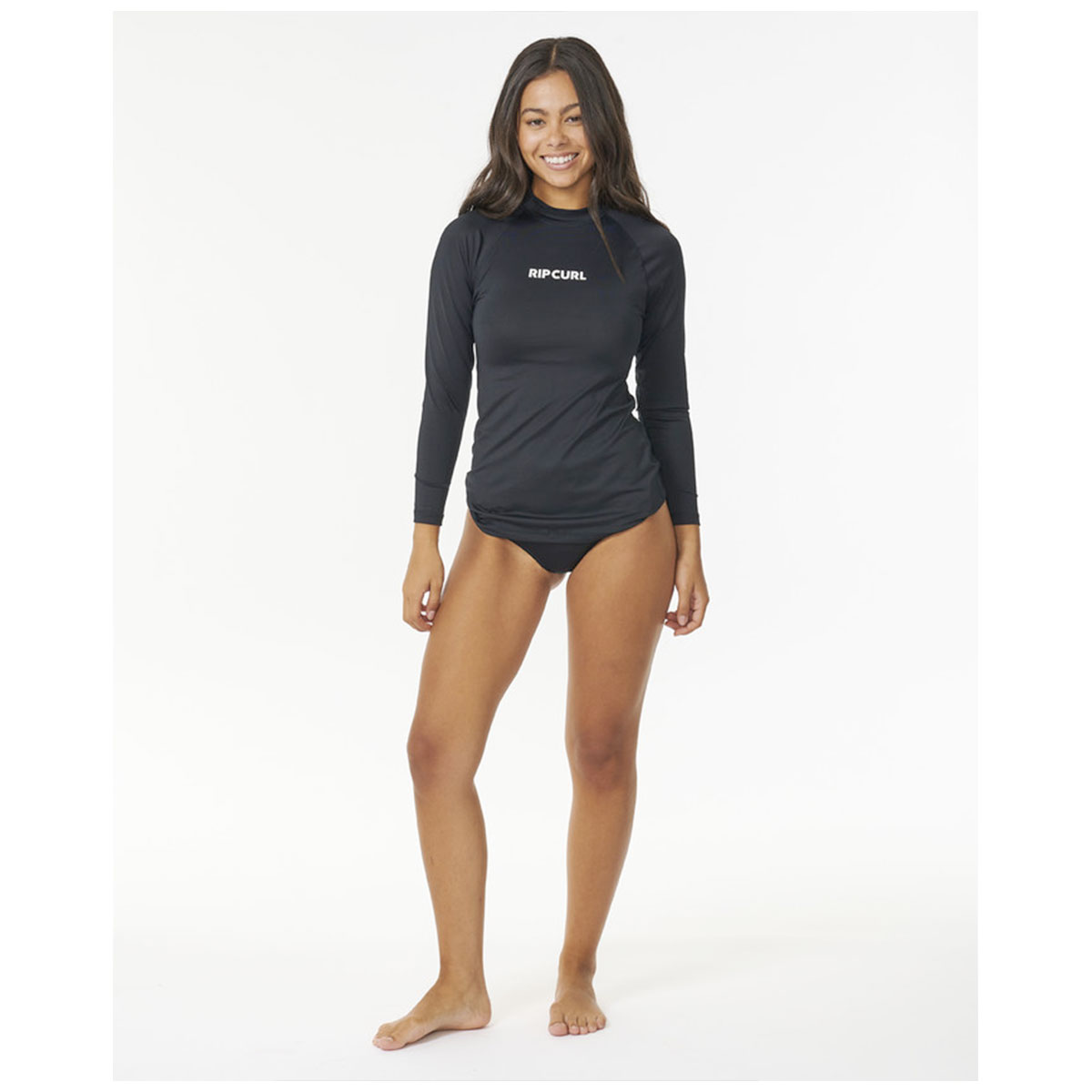 Rip Curl rashguard dam classic surf  l/S black - 4